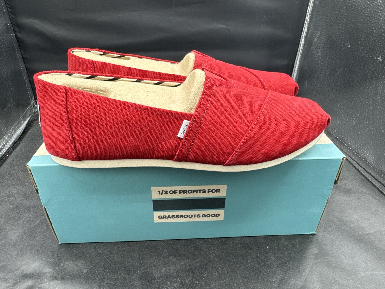 PICK SIZE / COLOR – TOMS Womens Alpargata Recycled Cotton Canvas Slip On Shoes