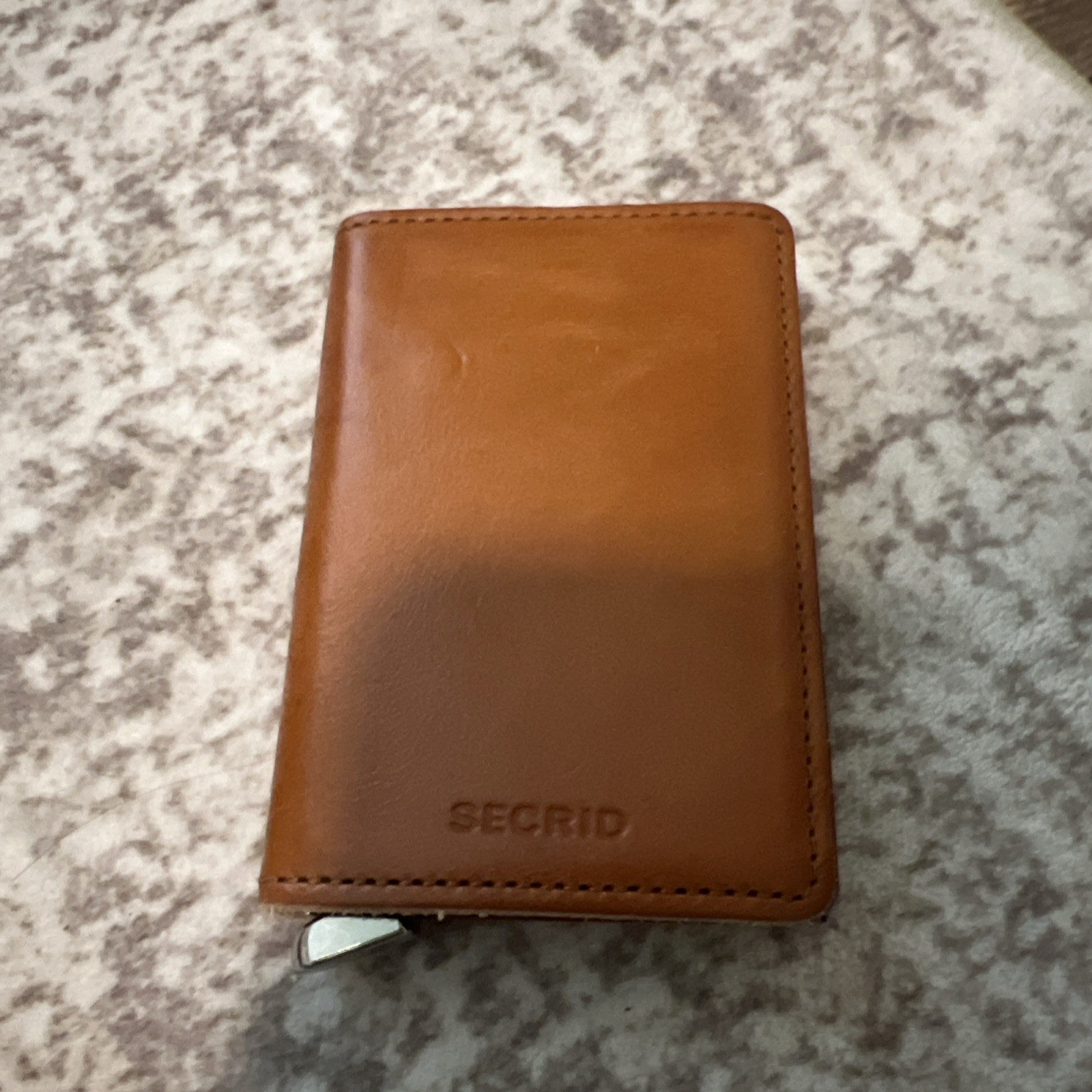 Genuine Secrid premium slim-wallet Cognac