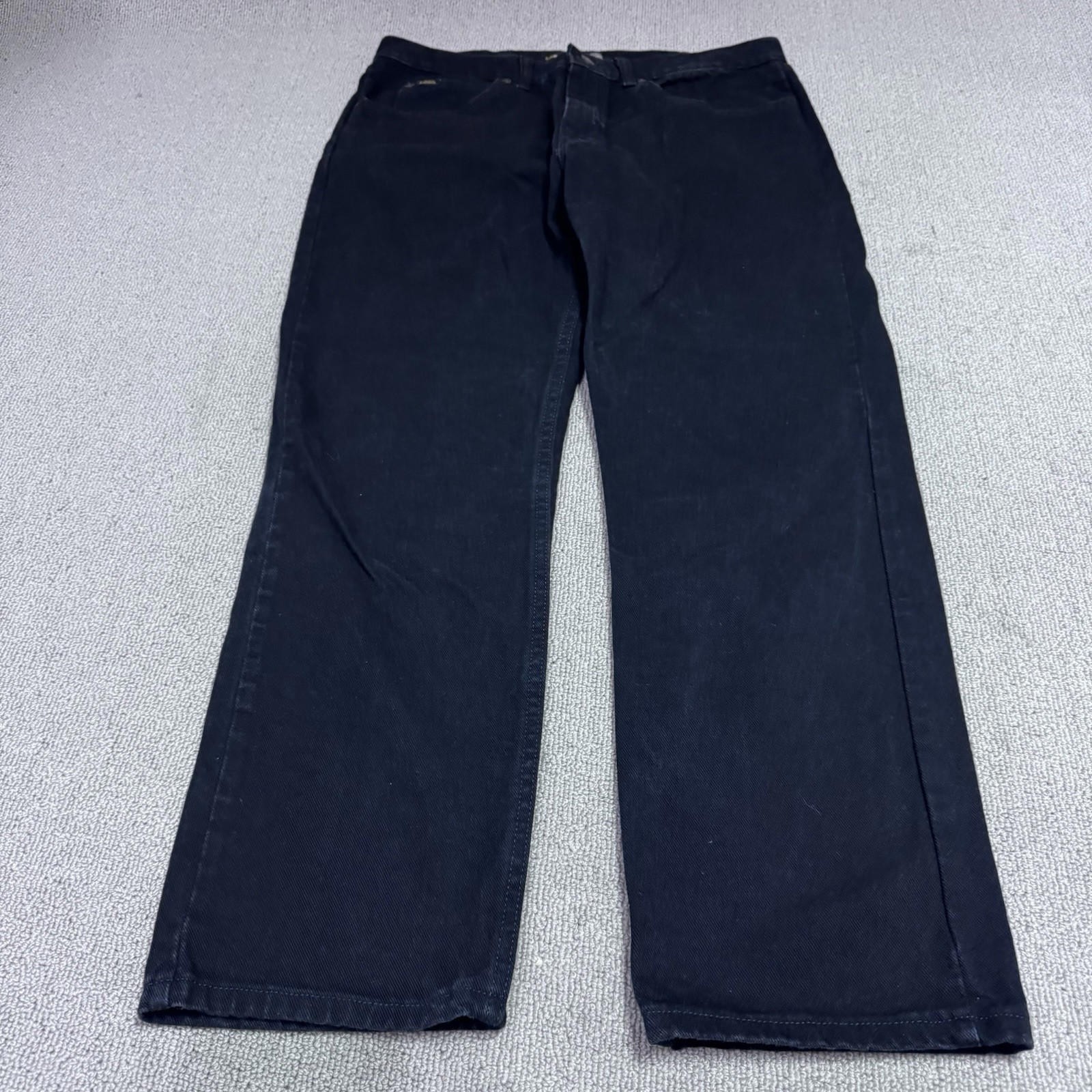 Lee Jeans Regular Fit Black Pockets Men’s Size 36×30