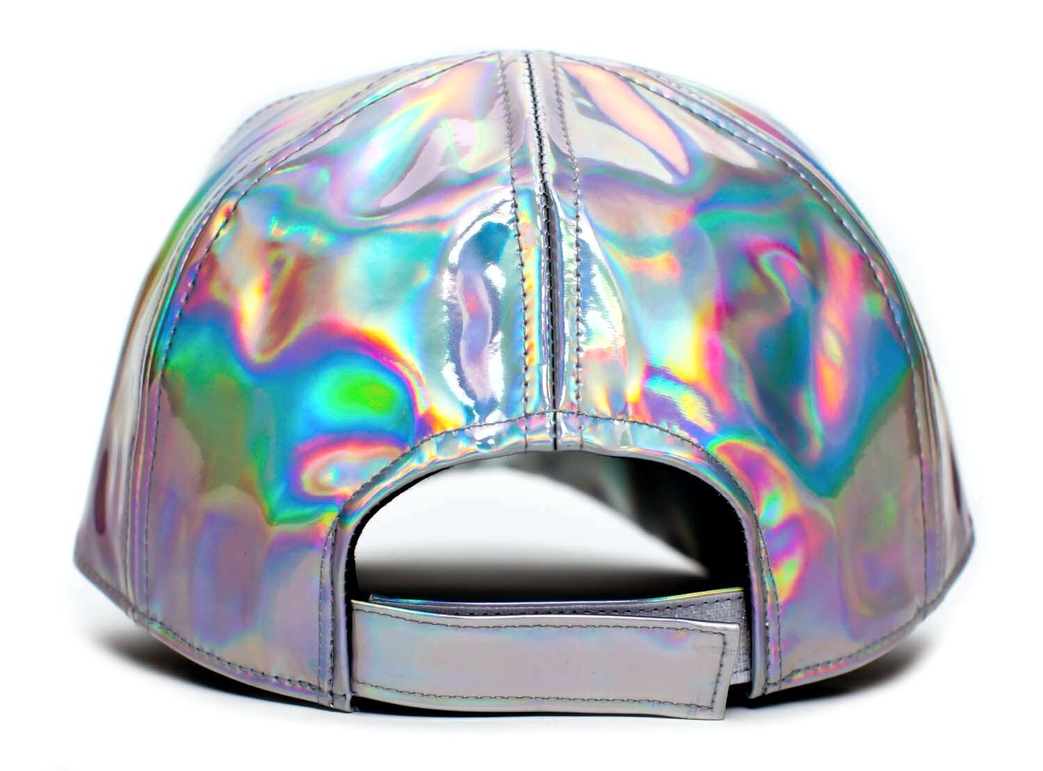 Back to The 80’s Future Marty McFly Hat Curved Bill Rainbow Cap Adult
