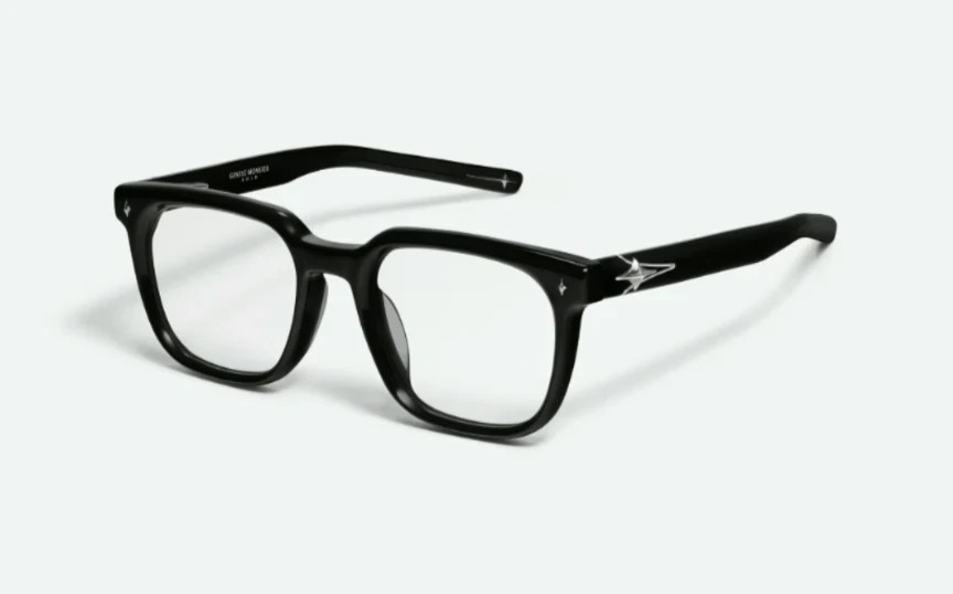 Gentle Monster OJO 01 Sunglasses Black/Clear With Case New