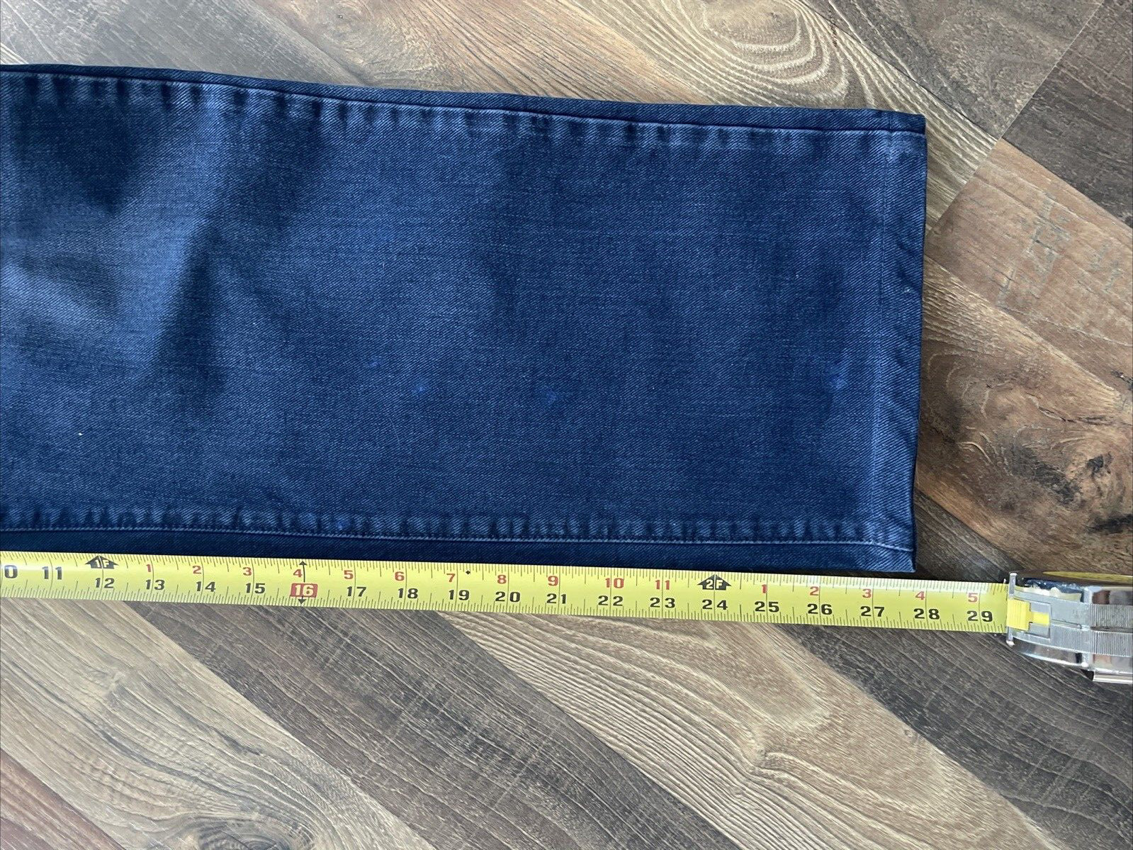 Cartier Jeans Division Men actual fit W32 L27.5 Blue Made in France *READ