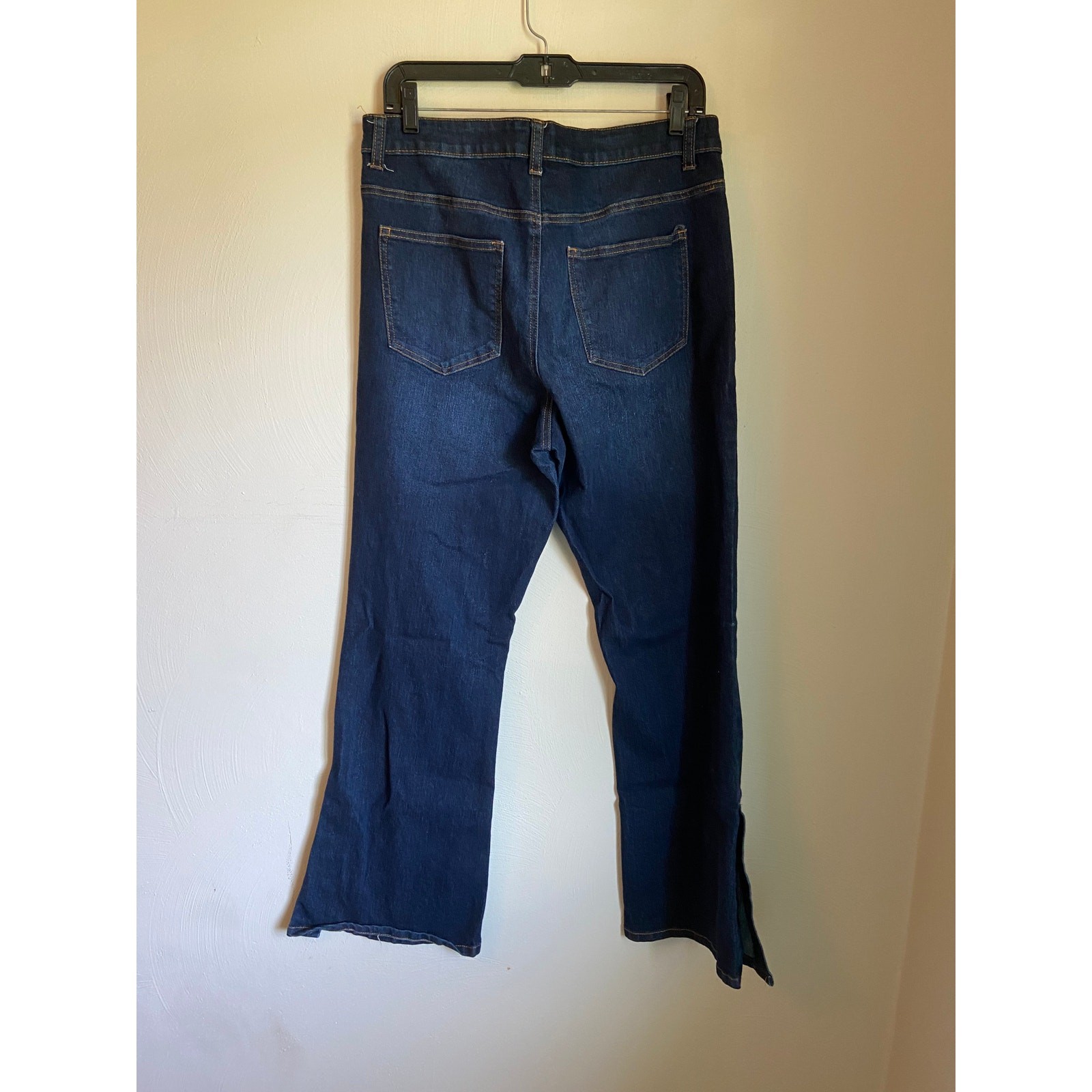 or the Republic Blue Side Slit Flared Leg Jeans 12