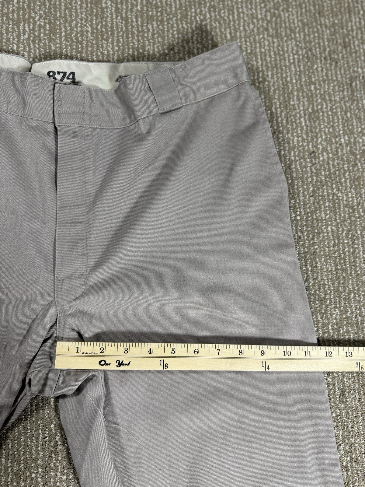 Dickies Pants Mens 38×28 Gray 874 Twill Work Straight Leg