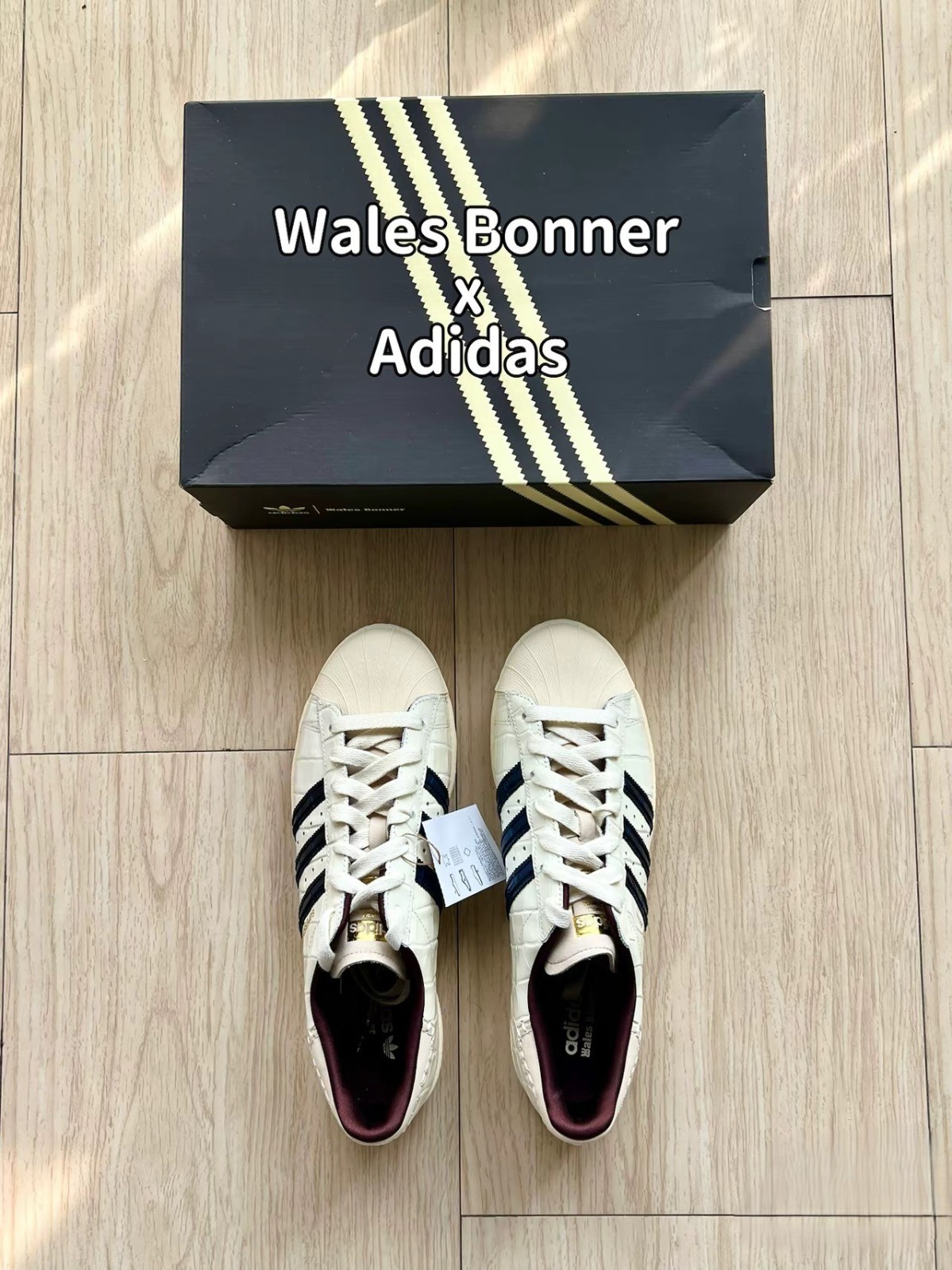 Wales Bonner × adidas Originals Superstar Wonder White JP7161 New