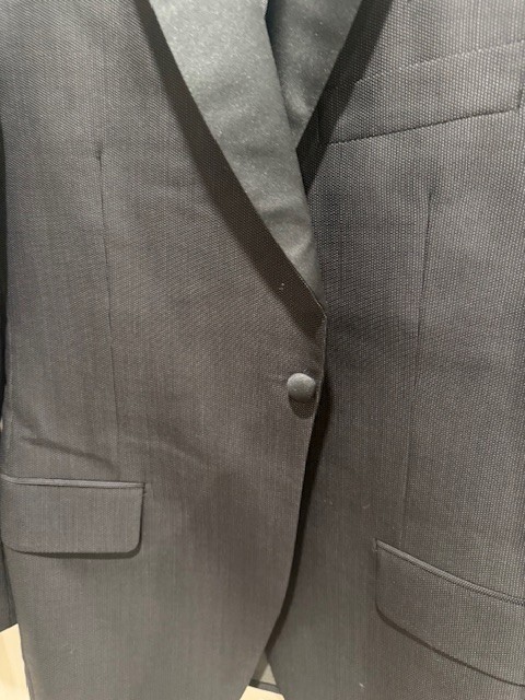 HICKEY STERLING TUXEDO BLACK JACKET 38S