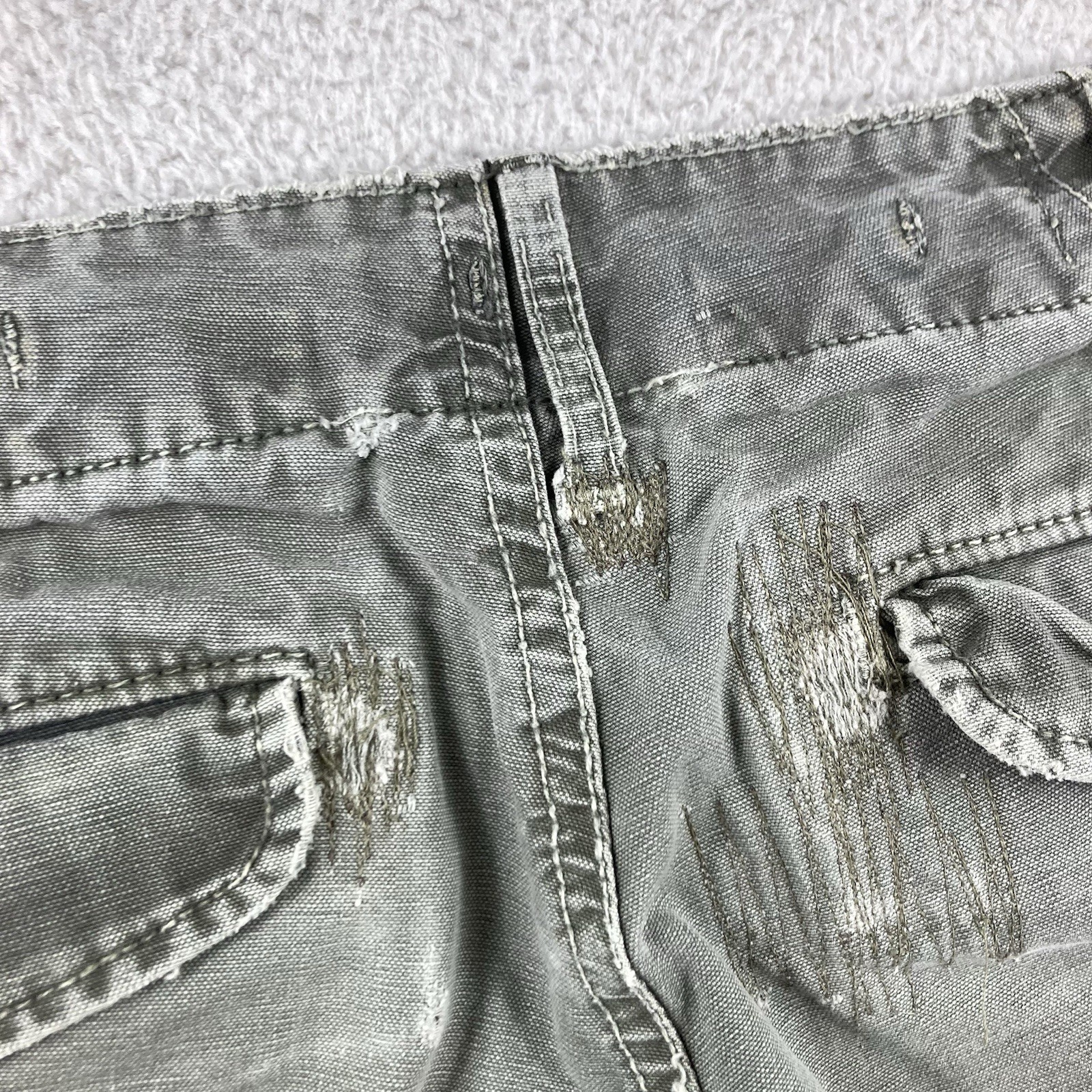 Denim And Supply Ralph Lauren M51 Cargo Pants Men 30×32 Green USA UK Flag Patch