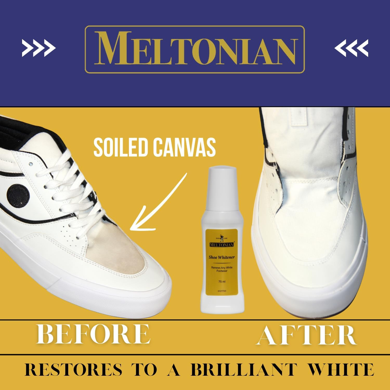 Shoe Whitener – Paint and Polish – White Shoe Paint for Soles, Leather, Vinyl, C