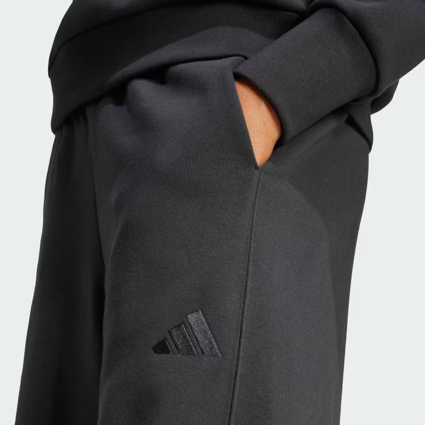 adidas women ALL SZN Fleece Loose Wide-Leg Pants