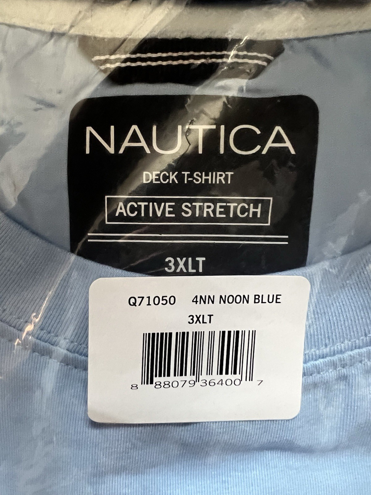 Nautica Men’s 3xl Pocket T Shirt..Sky Blue