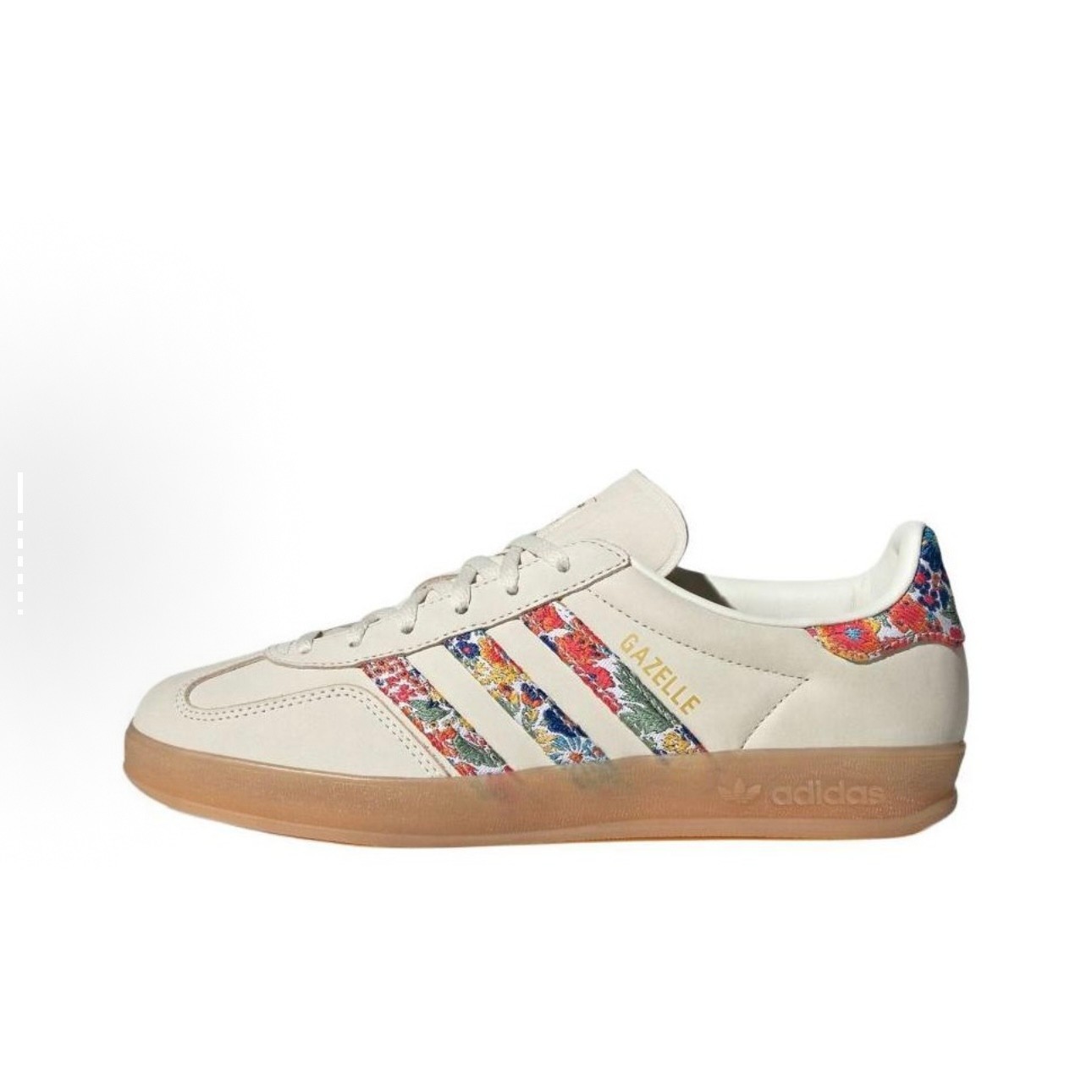 Liberty London x adidas Gazelle Indoor Floral Embroidery Off White JH7370 Women