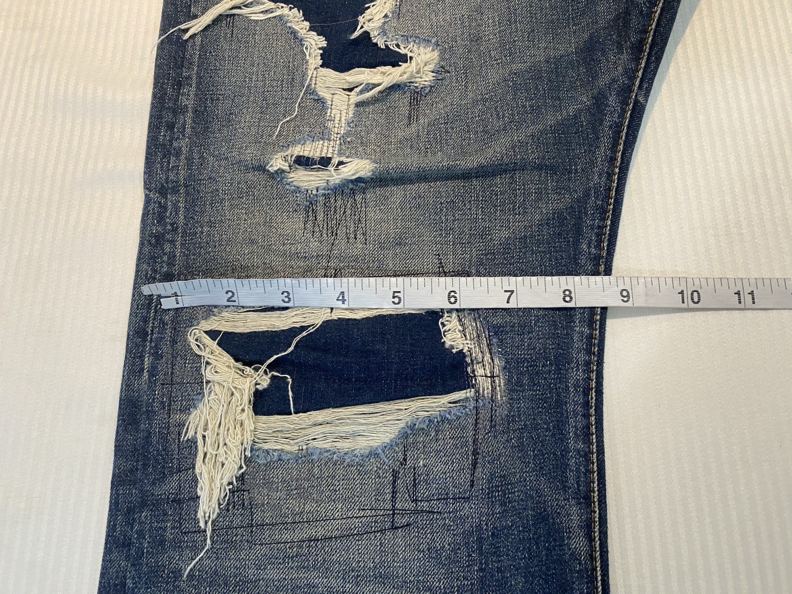 Polo Ralph Lauren The Sullivan Slim Patchwork Patch Denim Jeans Men’s 38 x 29