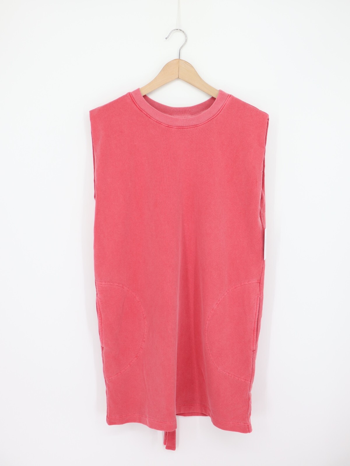 VELVET By Graham & Spencer Adeline French Terry Cotton Dress Aloha S $179 H4