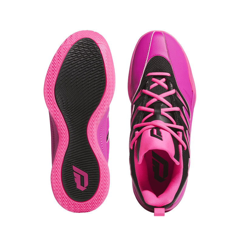 Adidas US 11 Men’s Pink Black Lifestyle Basketball Dame Certified 3 JI1545 New
