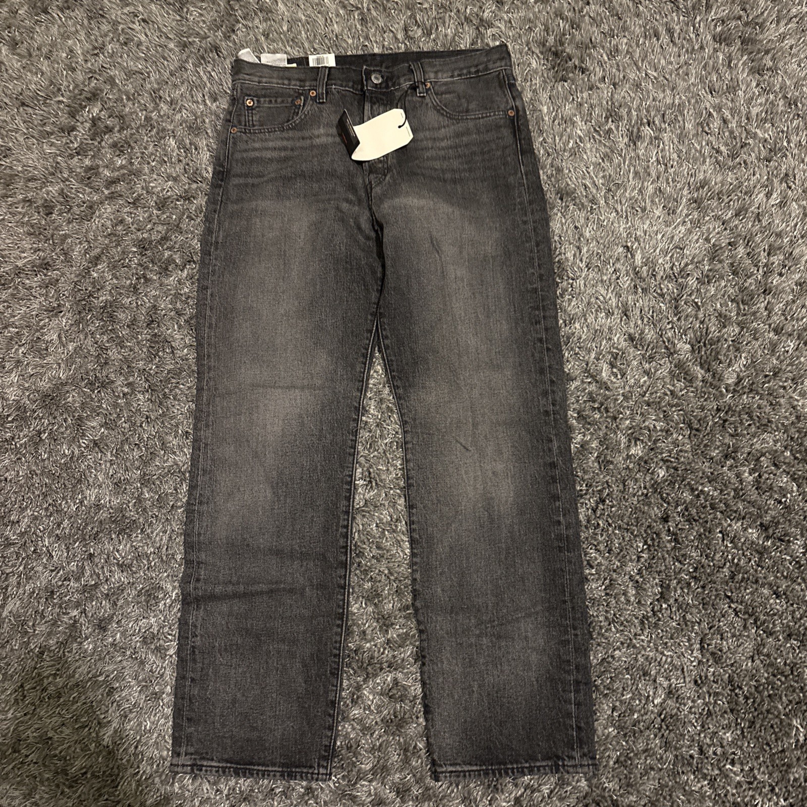 NEW Levi’s 501 ’93 Straight Jeans Gray Men’s 32×30 Button Fly Denim 798300142
