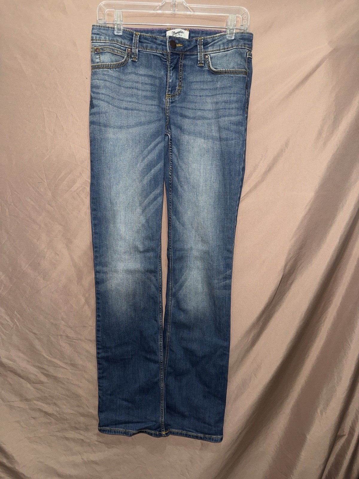 Wrangler Bundle Women’s Bootcut Jeans Blue Medium Wash Denim 28×36
