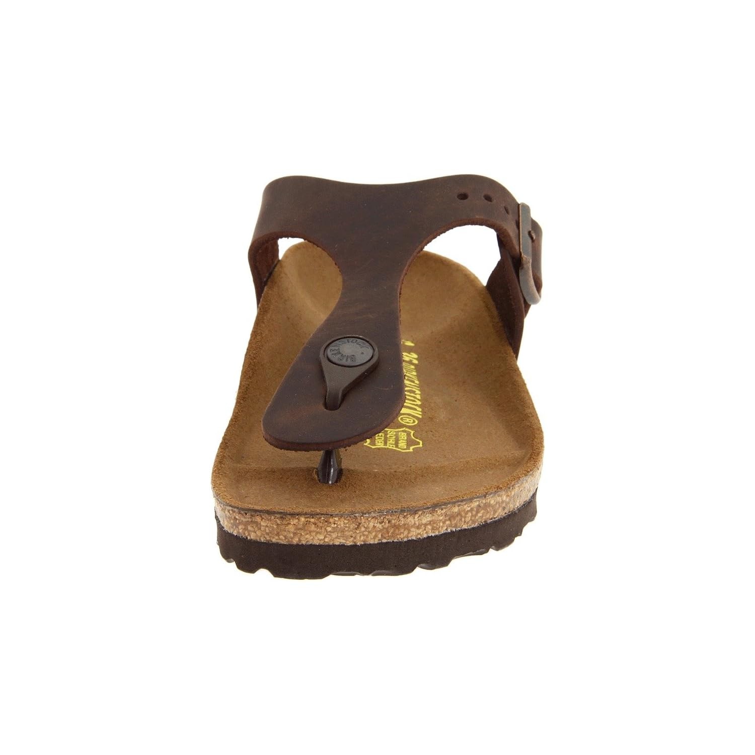 Birkenstock 743831 Unisex Gizeh Habana Oiled Leather Sandals, Size Options