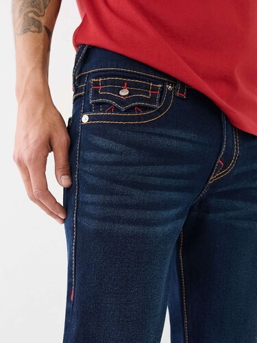 TRUE RELIGION MEN ROCCO Big T Flap Skinny SIZE 34 INSEAM 32 STYLE 108064