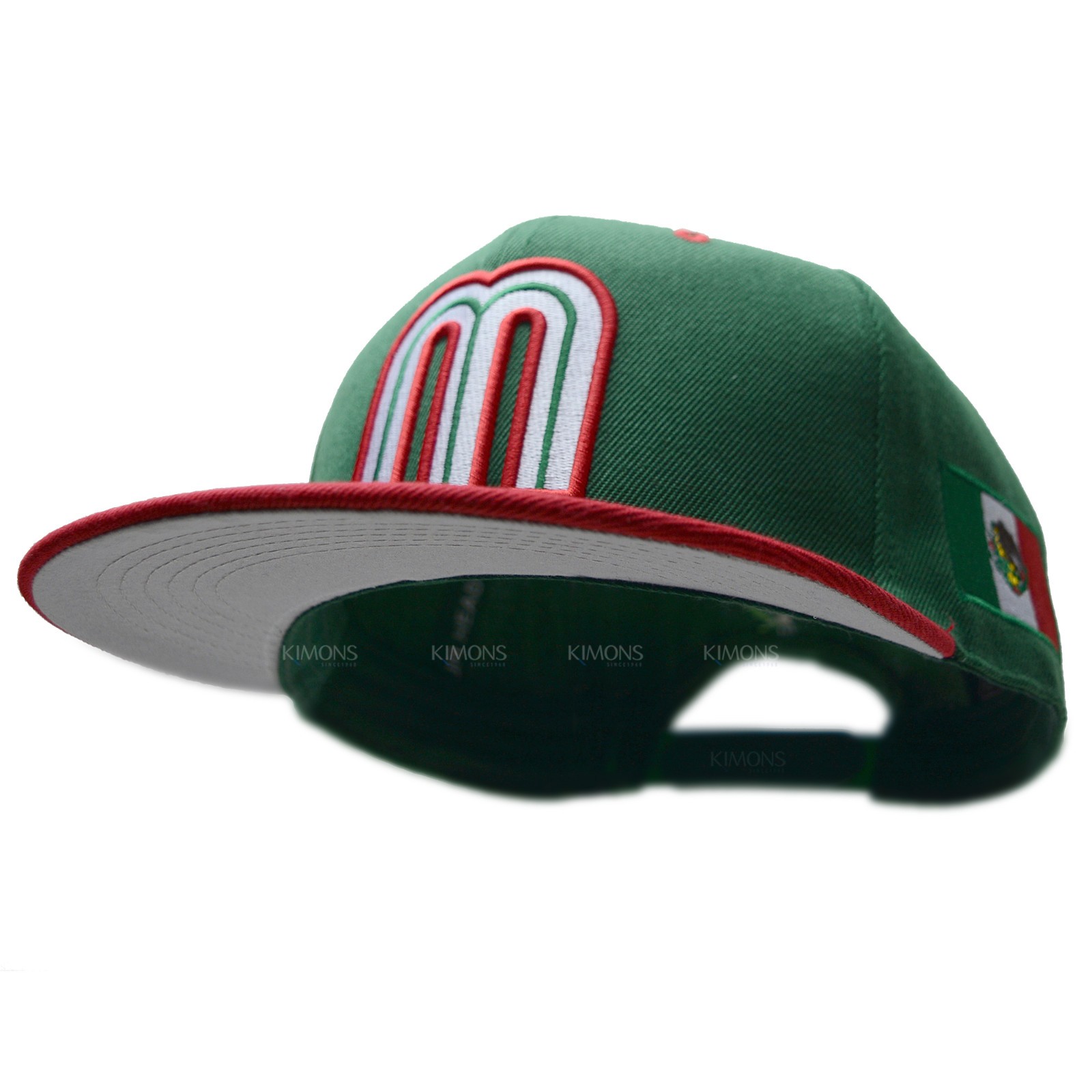 Premium Mexico Baseball Cap Embroidered M Flag Snapback Hat – WBC Pride Gift