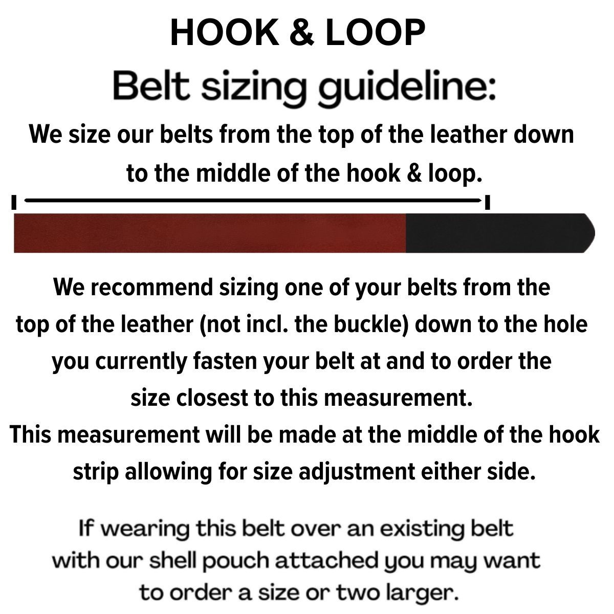 Real Buffalo Hide NO BUCKLE BELT Sporting Clays / Trap / Skeet 1 1/2″ Brn or Blk