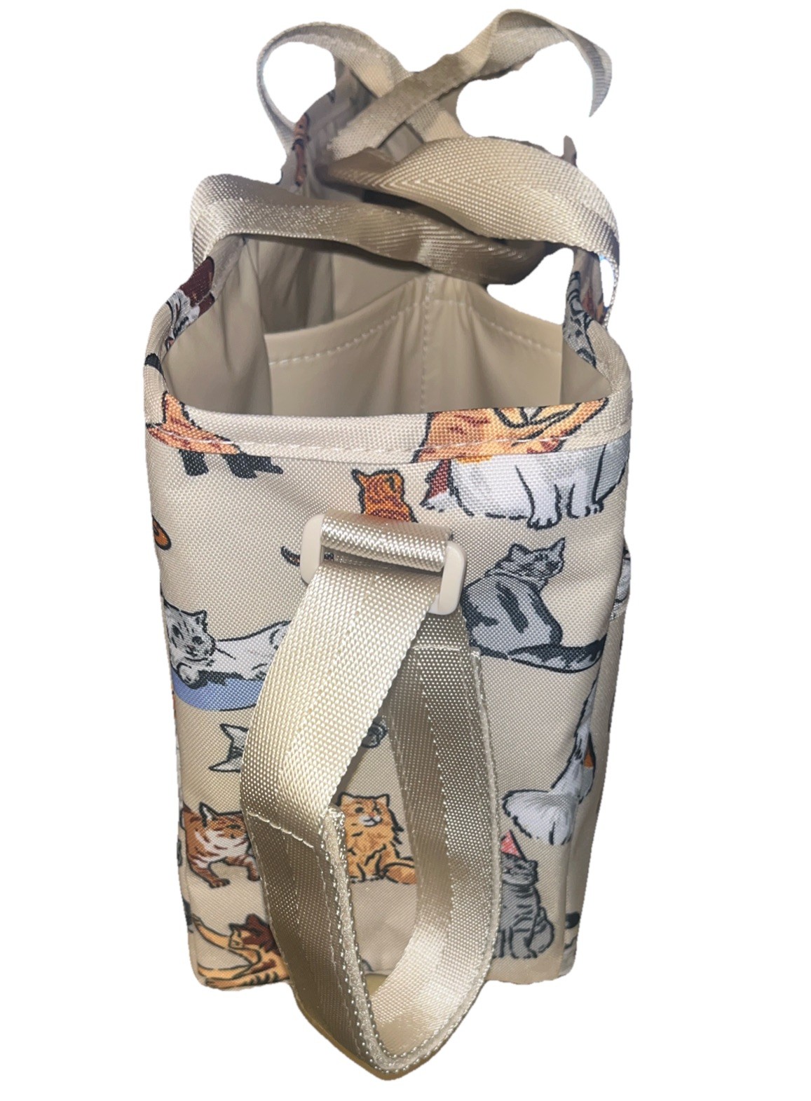 Vera Bradley Everything Organizer Tote Bag A Cat’s Life Crafts Caddy Cat NWT