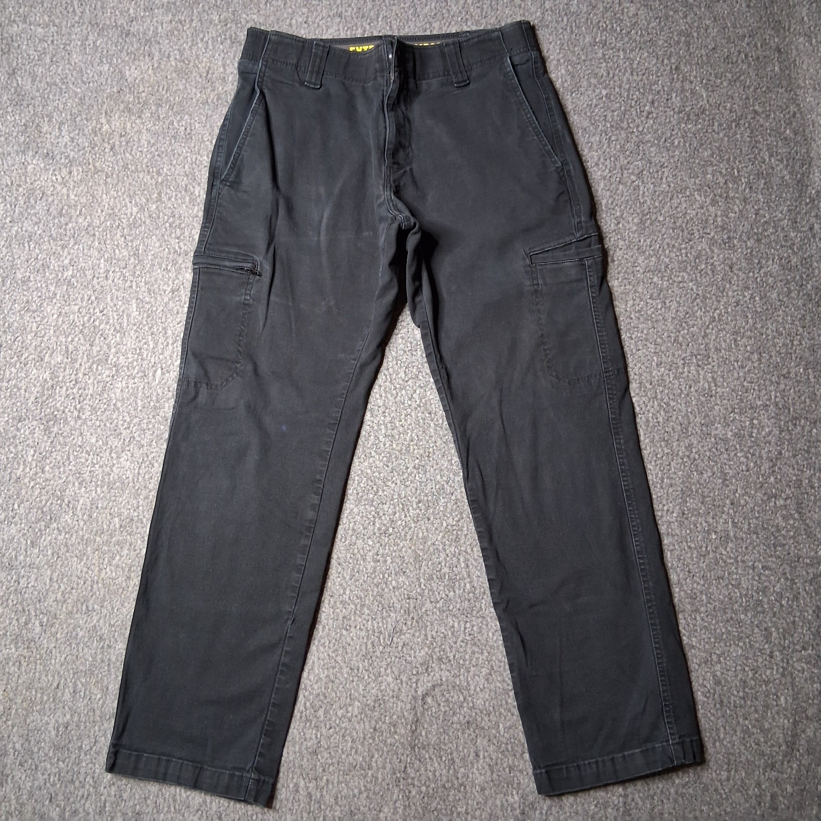 Lee Pants Mens 30×30 Black Cargo Pocket Extreme Comfort MVP Straight Fit