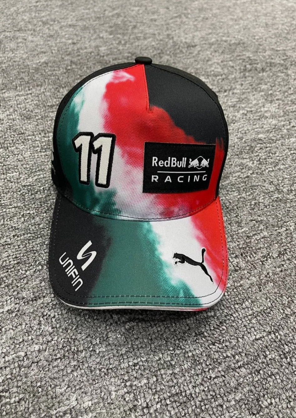 Sergio Perez #11 2022 Mexico GP Navy Flat Brim Cap Factory Reject F1 Racing Hat