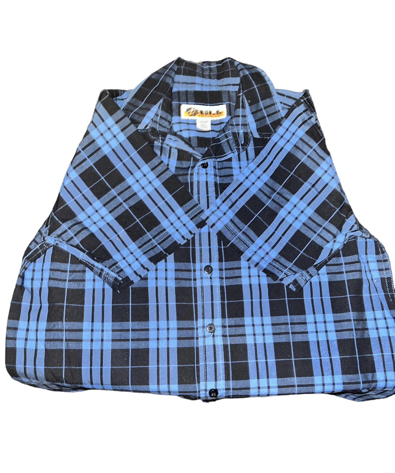 Rill Boyswear Button Up Boys Size 10-12 Multicolored Plaid Regular Short Sleeve
