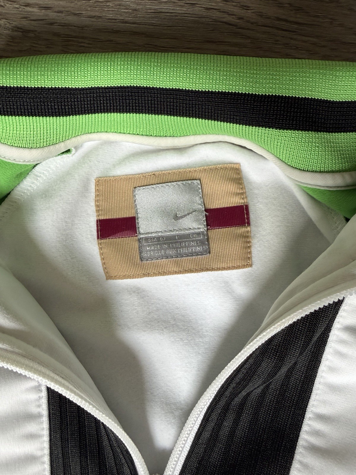 Vintage Nike Track Jacket Women’s Size Small Green Full Zip Y2K