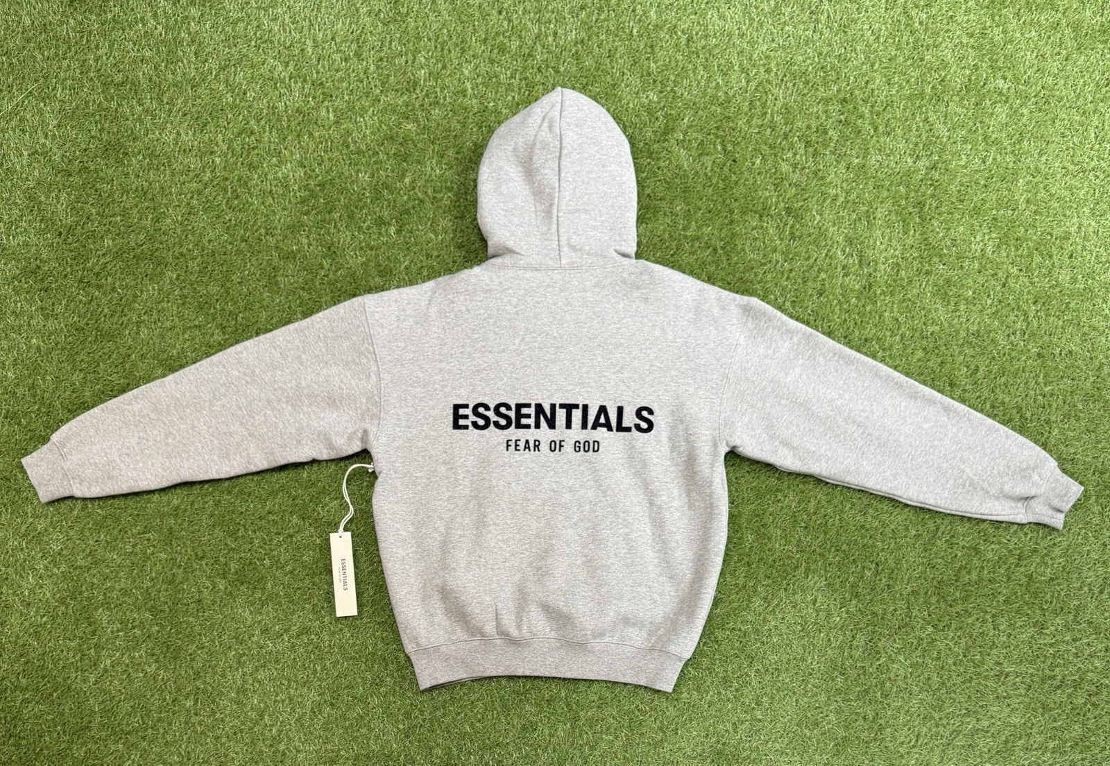 Fear of God Essentials Hoodie Dark Oatmeal Size Small