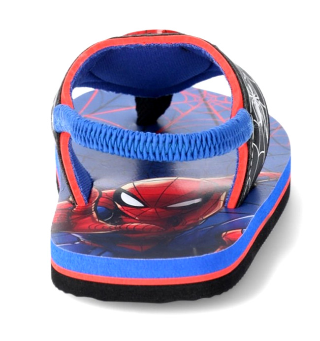 SPIDER-MAN Light-Up Flip Flops Thongs Sandals Toddler’s 7-8, 9-10 or Boys 11-12