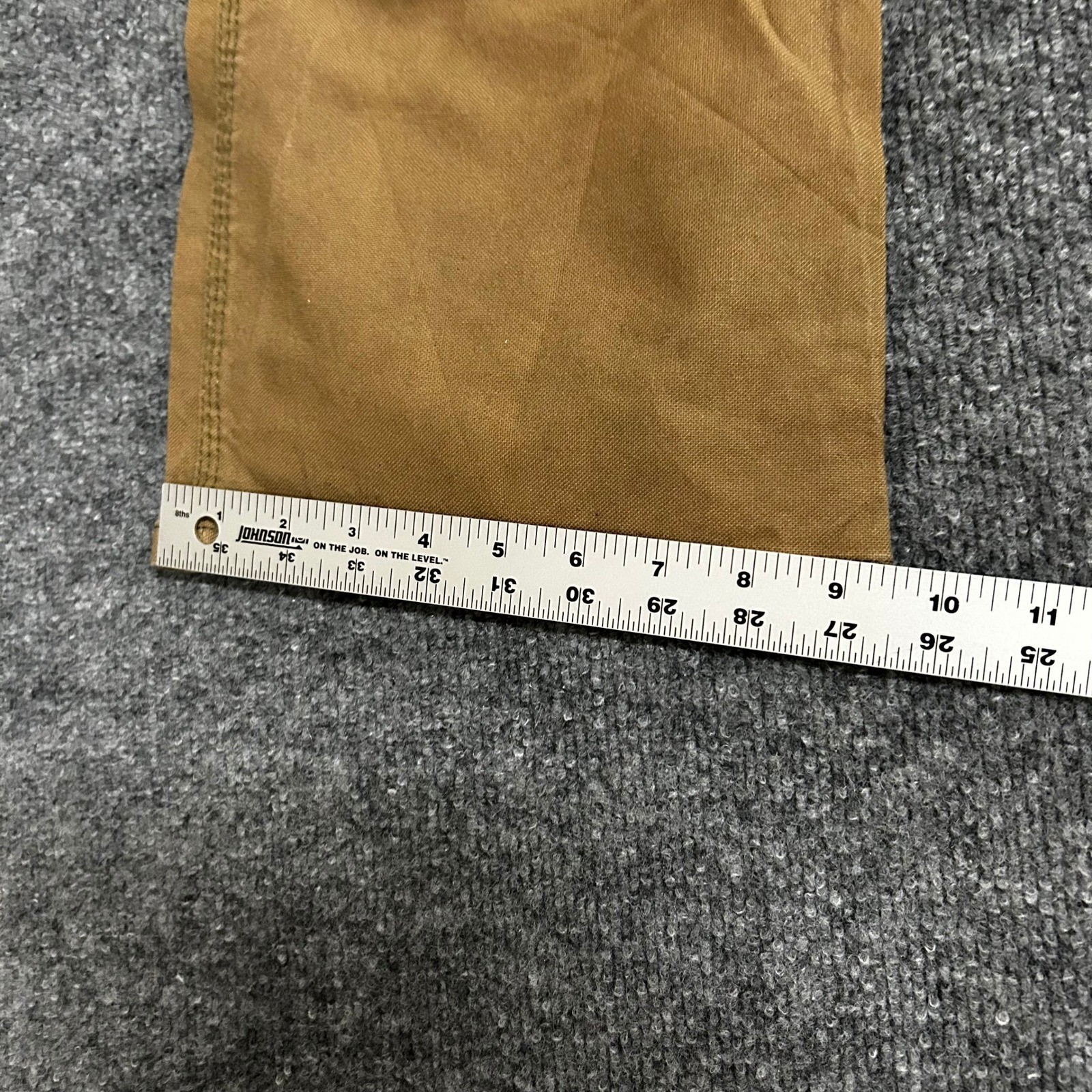 Genuine Dickies Carpenter Pants Mens Size 36×30 Brown Canvas Relaxed Utility