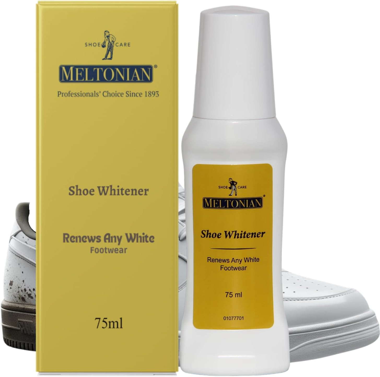 Shoe Whitener – Paint and Polish – White Shoe Paint for Soles, Leather, Vinyl, C