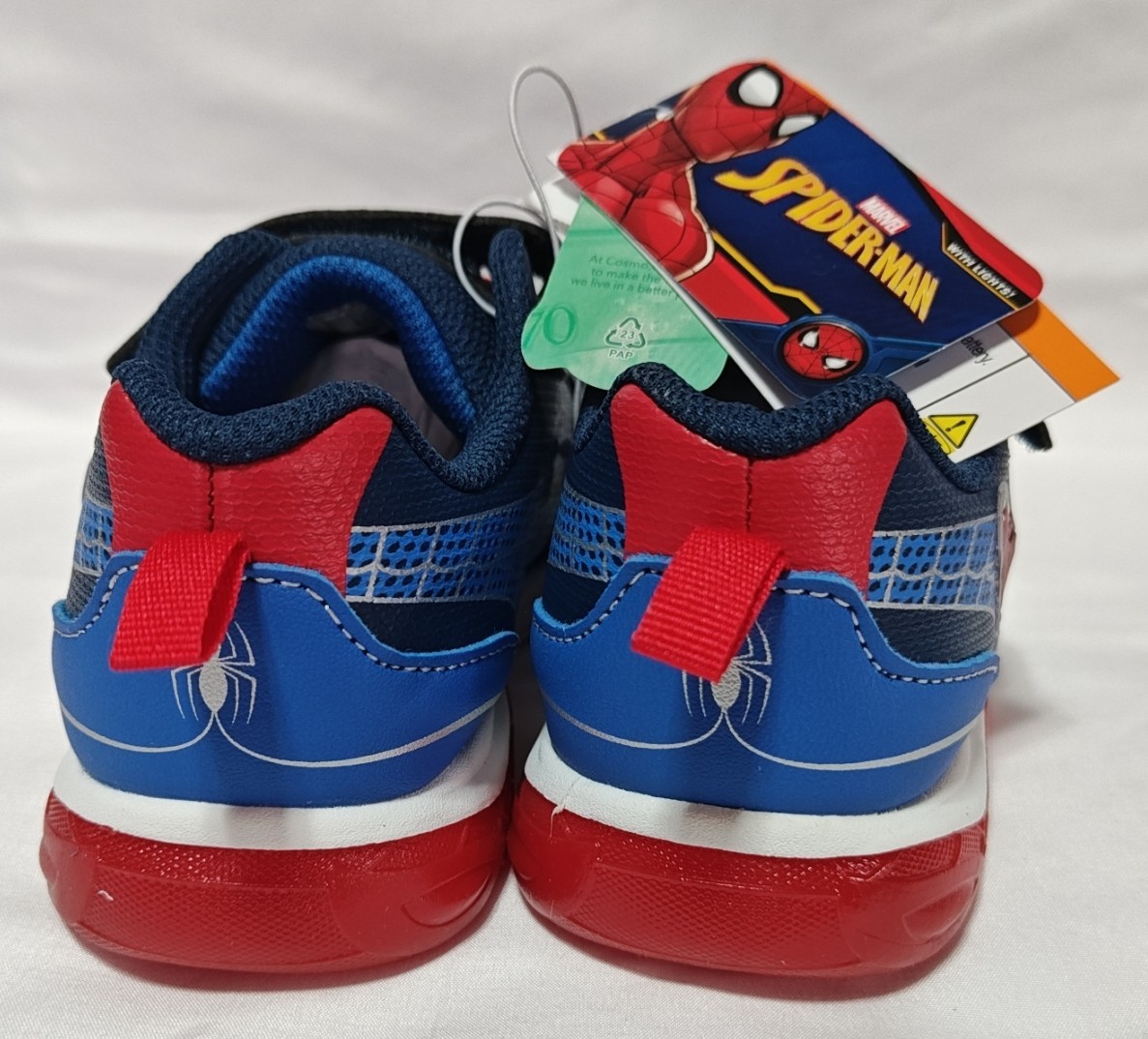 Marvel Spider-Man Boys’ Light Up Sneakers Available Sizes 7, 8, 9, 10, 11, 12