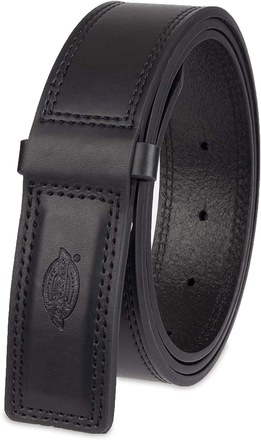 Men’S Unisex Leather Mechanic No-Scratch Work Belt – Buckleless, Snap-On Belt