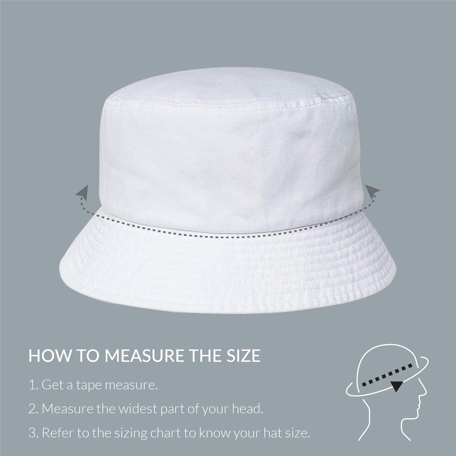 Kangol Men’s Lightweight Cotton Washed Bucket Hat with Logo, Size & Color Option
