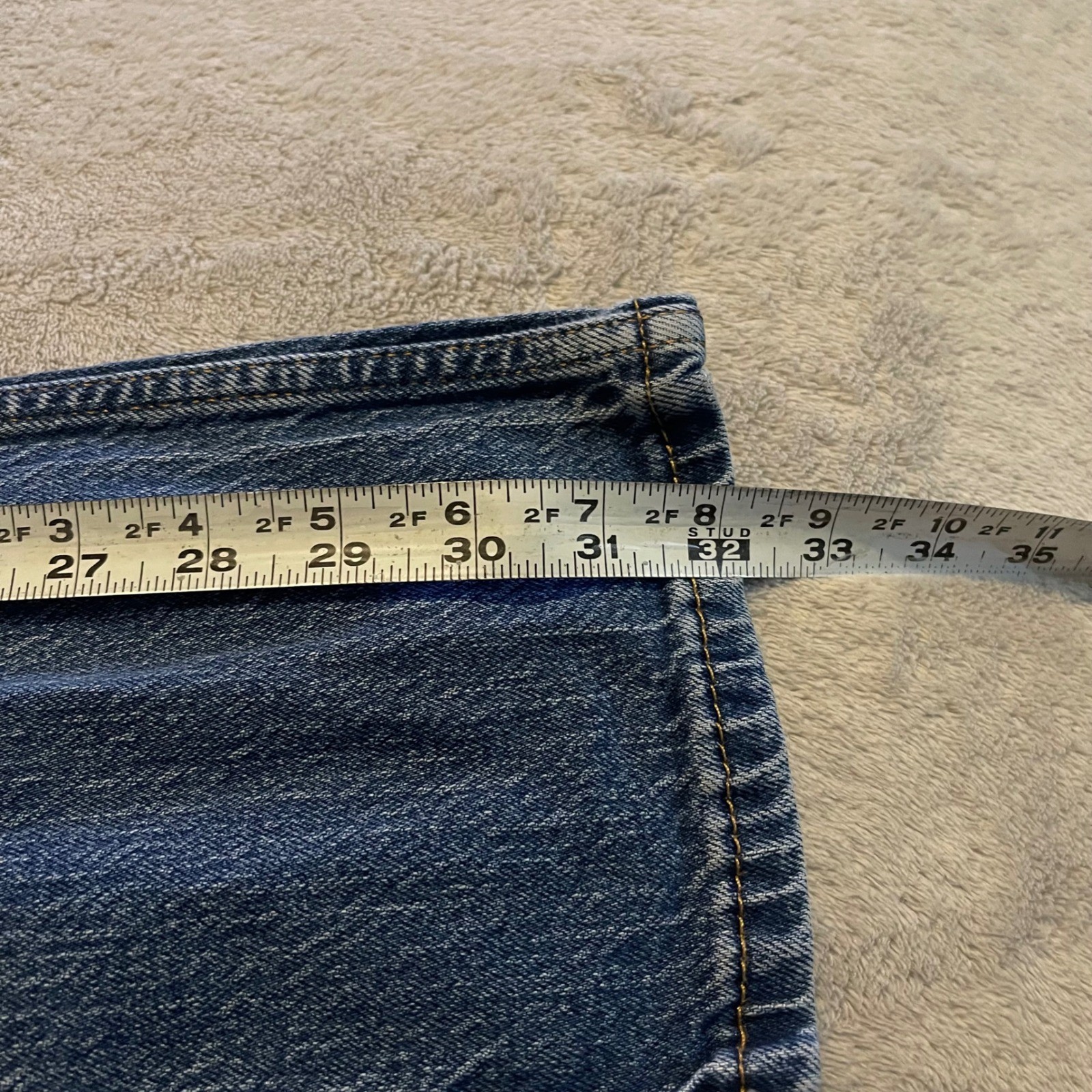 Levis 511 Jeans Mens 30×34 Blue Slim Fit Medium Wash Denim Stretch Low Rise