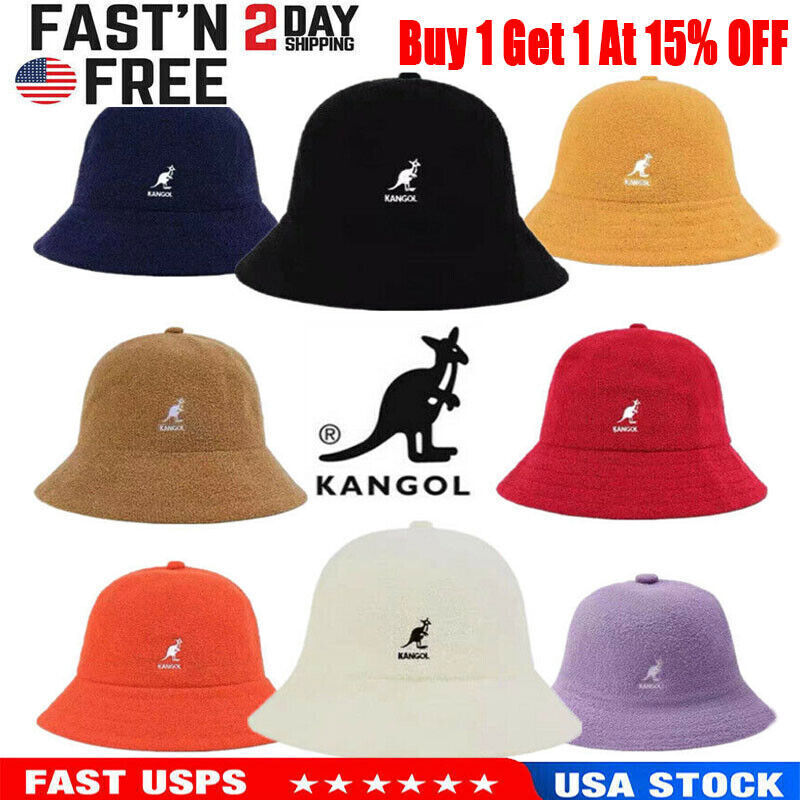 Hip-Hop Fashion Classic Kangol Bermuda Casual Bucket Hat CapSports Hat Men Women
