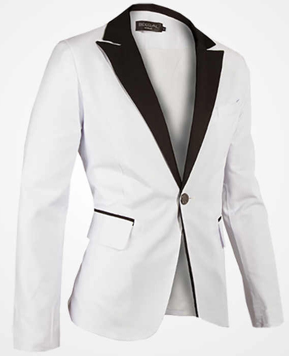 Men’s Business Slim Tuxedo Dress Blazer (Only Blazer)