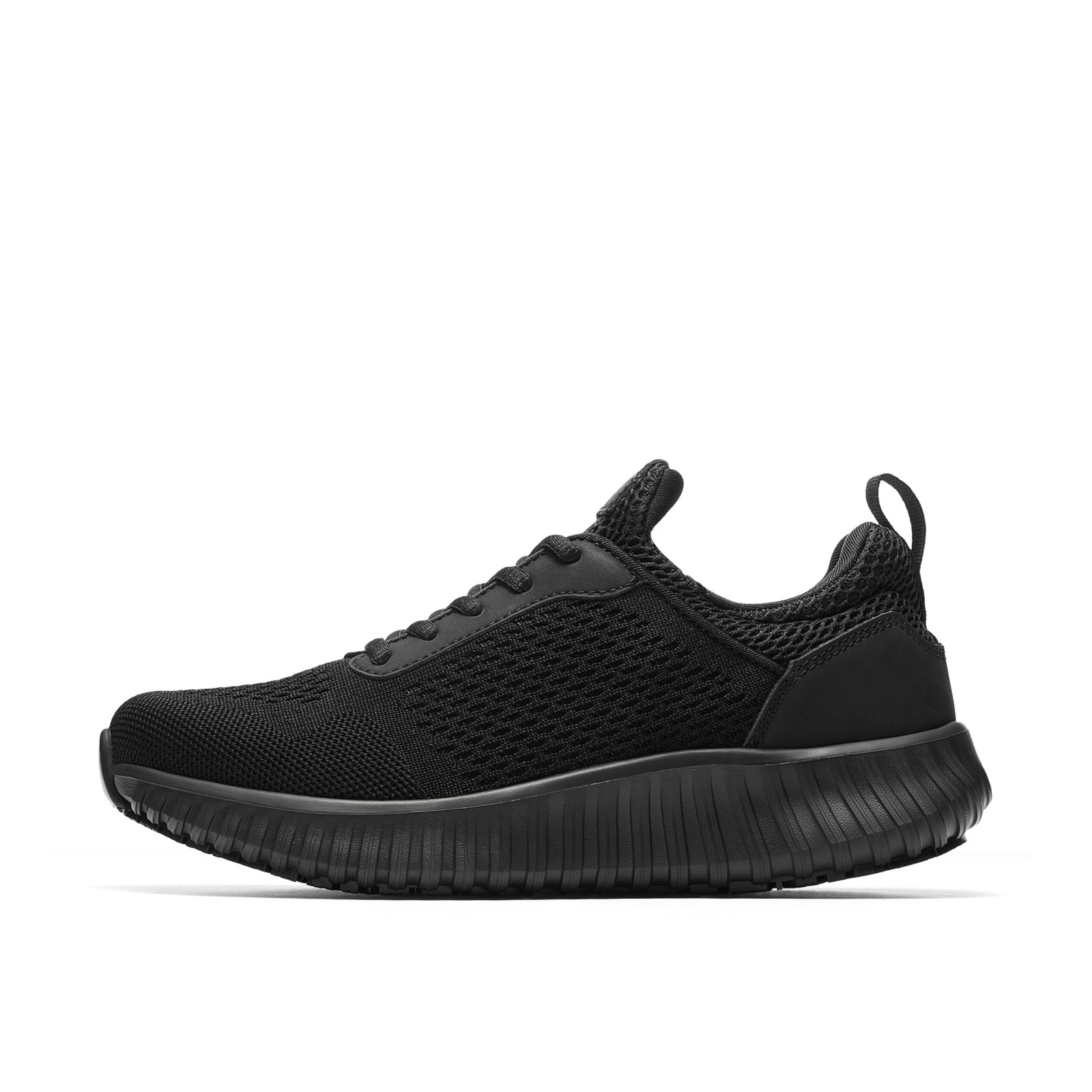Bruno Marc Women’s Non Slip Work Shoes Walking Black Kitchen Resistant Sneakers