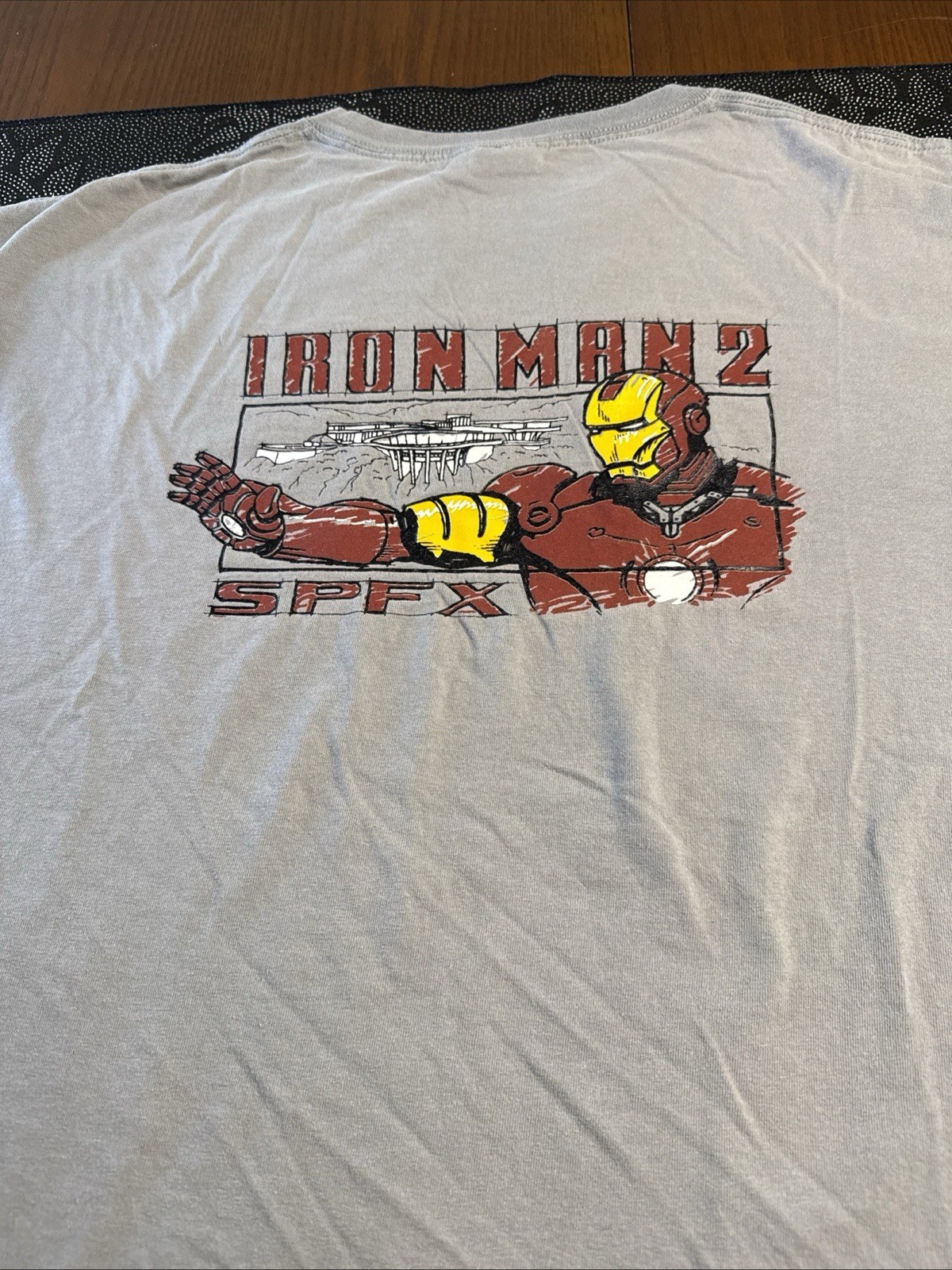 Marvel Iron Man 2 Tony Stark T Shirt Size XXL Very Very RARE Hard To Find Anvil