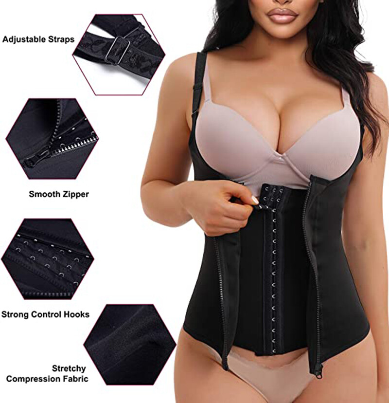 #FAJAS REDUCTORAS COLOMBIANAS VEST SHAPER SHAPEWEAR WAIST CINCHER TRAINER CORSET