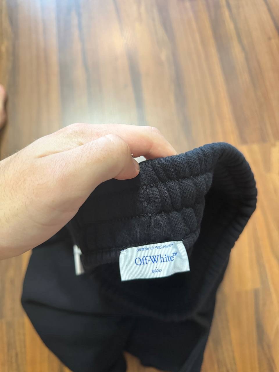 Off White Black Sweatshorts