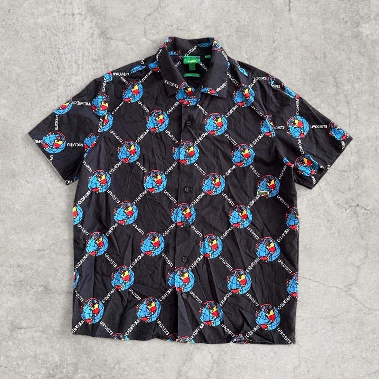 Chinatown Market x Lacoste Button Up Shirt Size Medium