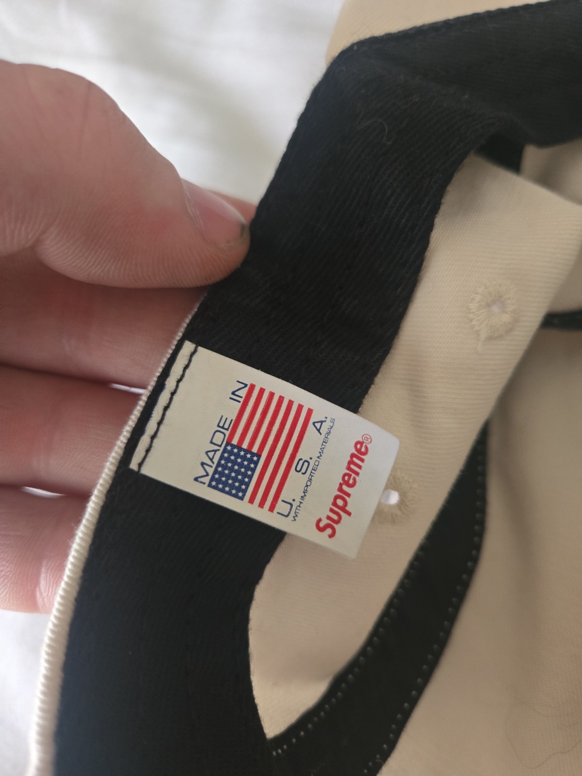 Supreme Washed Chino Twill Camp Cap