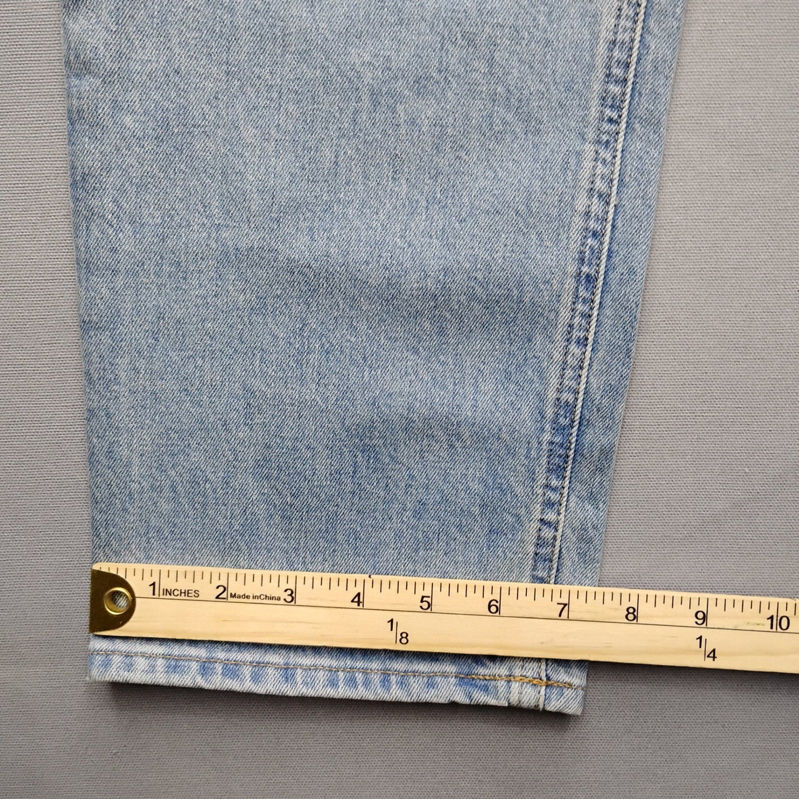 J.Crew Classic Straight Leg Jeans Light Wash Organic Cotton Candiani Denim 29