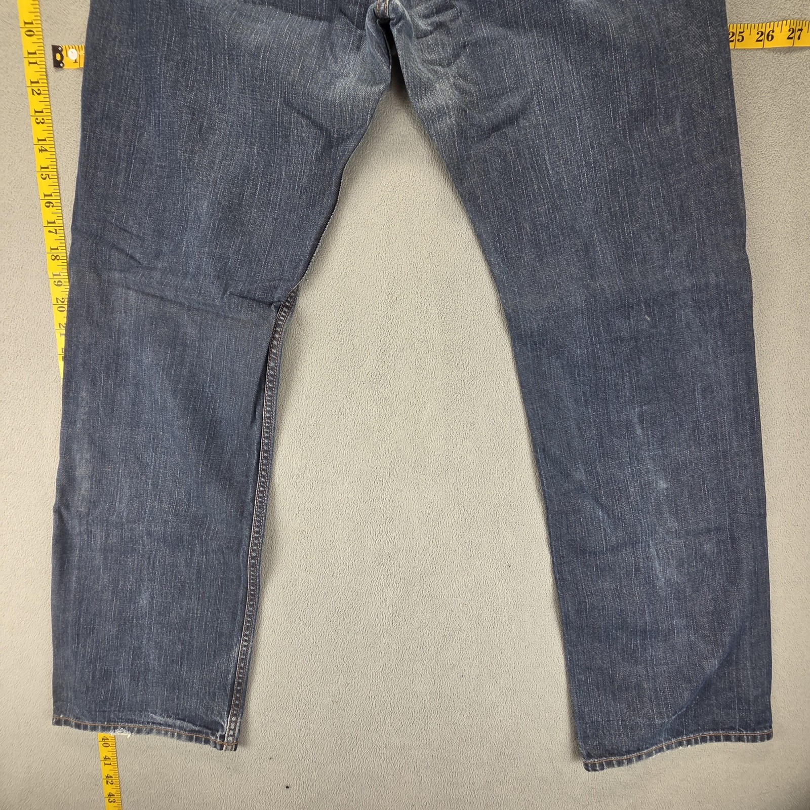 Diesel Jeans Mens 31×32 Blue Larkee Relaxed Straight Button Fly Denim 0088Z