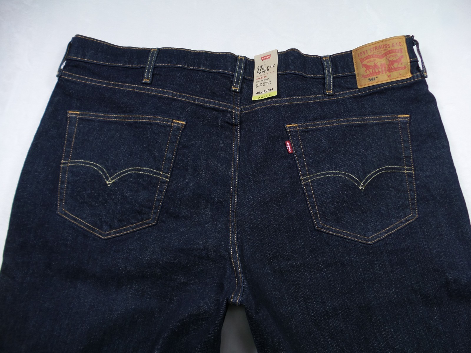 Levis Jeans Mens 46 x 29 Blue 541 Athletic Fit Stretch Taper Big Tall Denim NWT