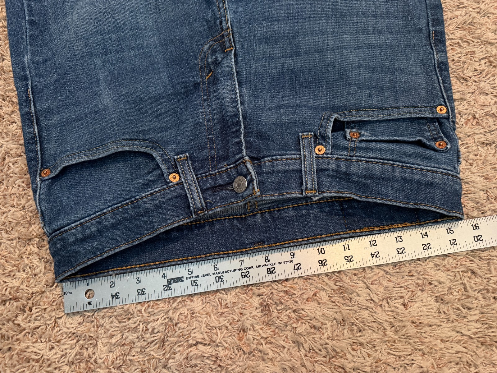 EUC Levi’s 511 Jeans – Slim Fit Tapered Leg – Mens tag=31×32 (MEASURED 31×30)