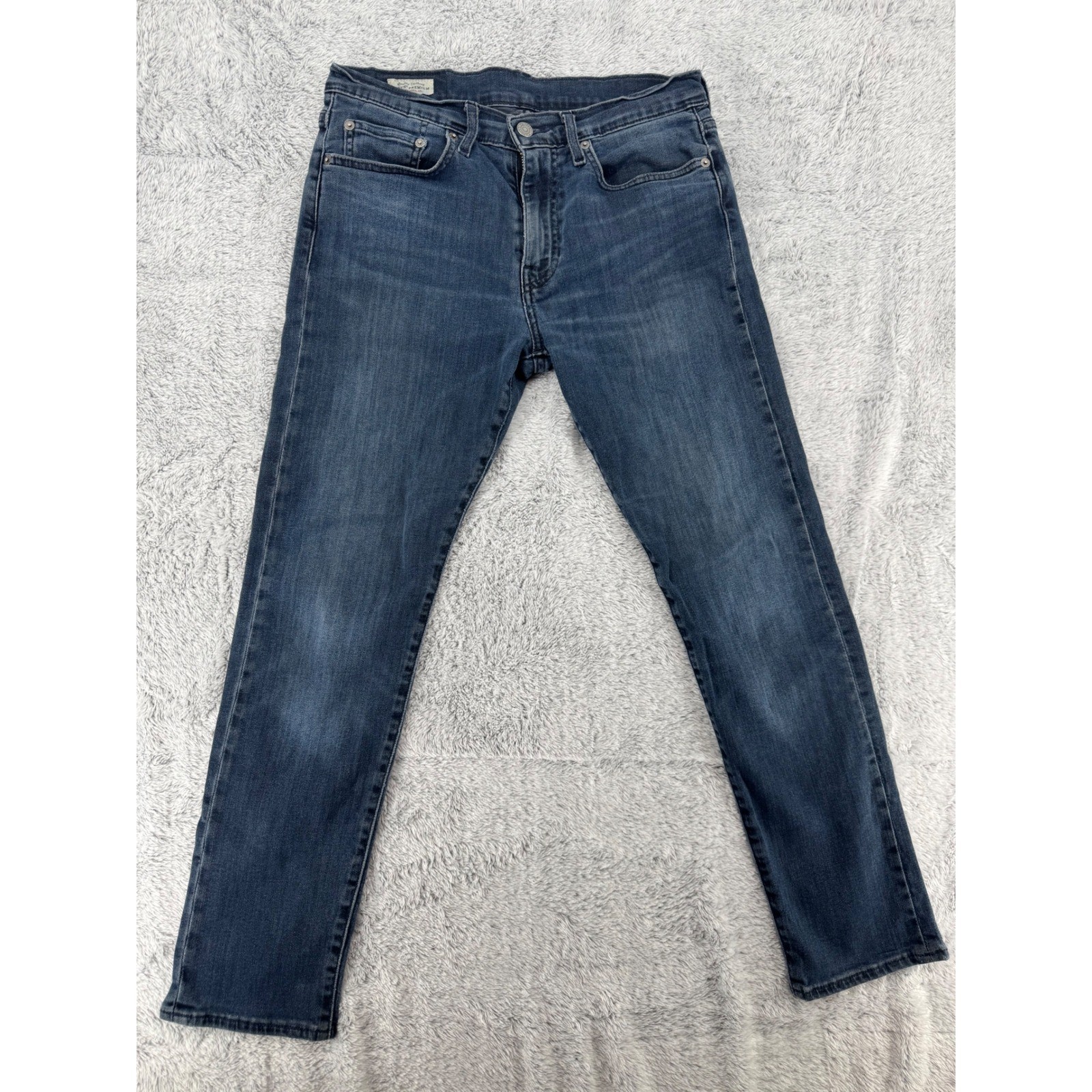 Levis Premium 502 Regular Taper Mens Jeans 29×30 Dark Wash